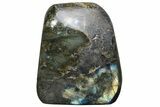 Flashy, Free-Standing Polished Labradorite - Madagascar #237852-1